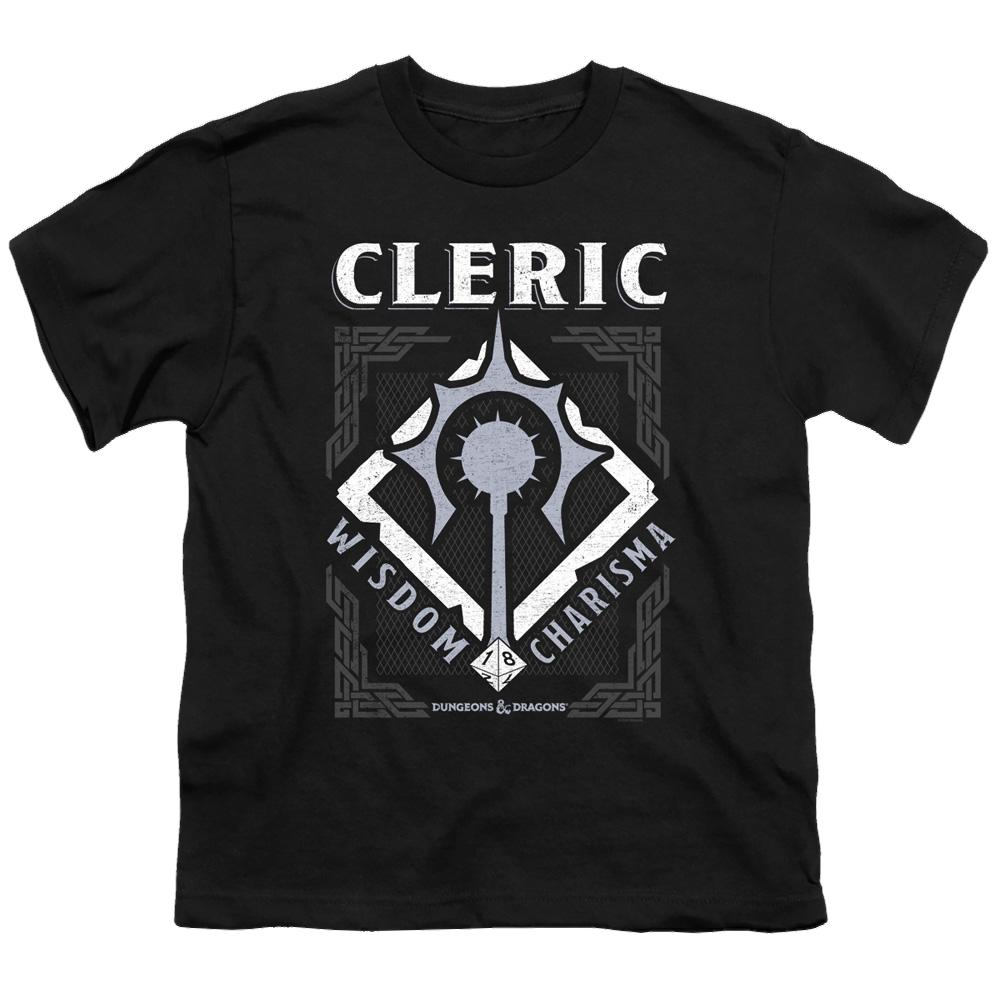 Dungeons & Dragons Cleric - Youth T-Shirt Youth T-Shirt (Ages 8-12) Dungeons & Dragons   