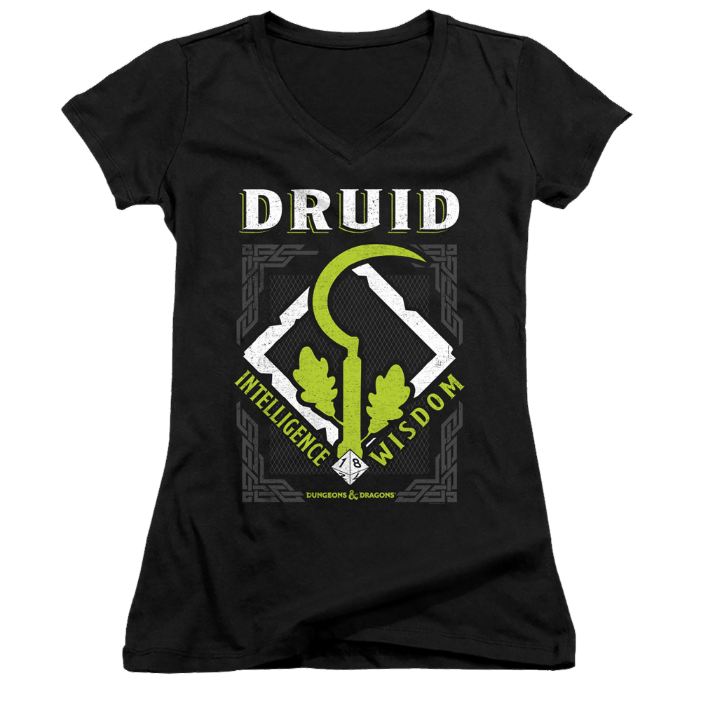 Dungeons & Dragons Druid - Juniors V-Neck T-Shirt Juniors V-Neck T-Shirt Dungeons & Dragons   