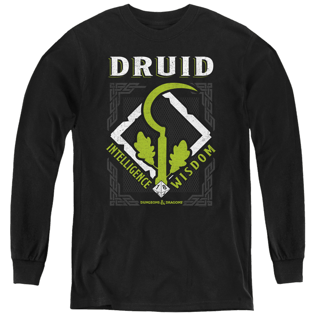 Dungeons & Dragons Druid - Youth Long Sleeve T-Shirt Youth Long Sleeve T-Shirt Dungeons & Dragons   