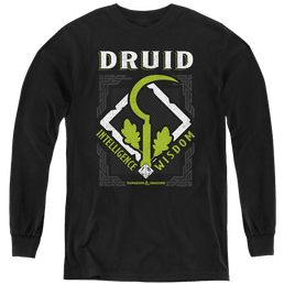 Dungeons & Dragons Druid - Youth Long Sleeve T-Shirt Youth Long Sleeve T-Shirt Dungeons & Dragons   