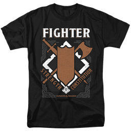 Dungeons & Dragons Fighter - Men's Regular Fit T-Shirt Men's Regular Fit T-Shirt Dungeons & Dragons   