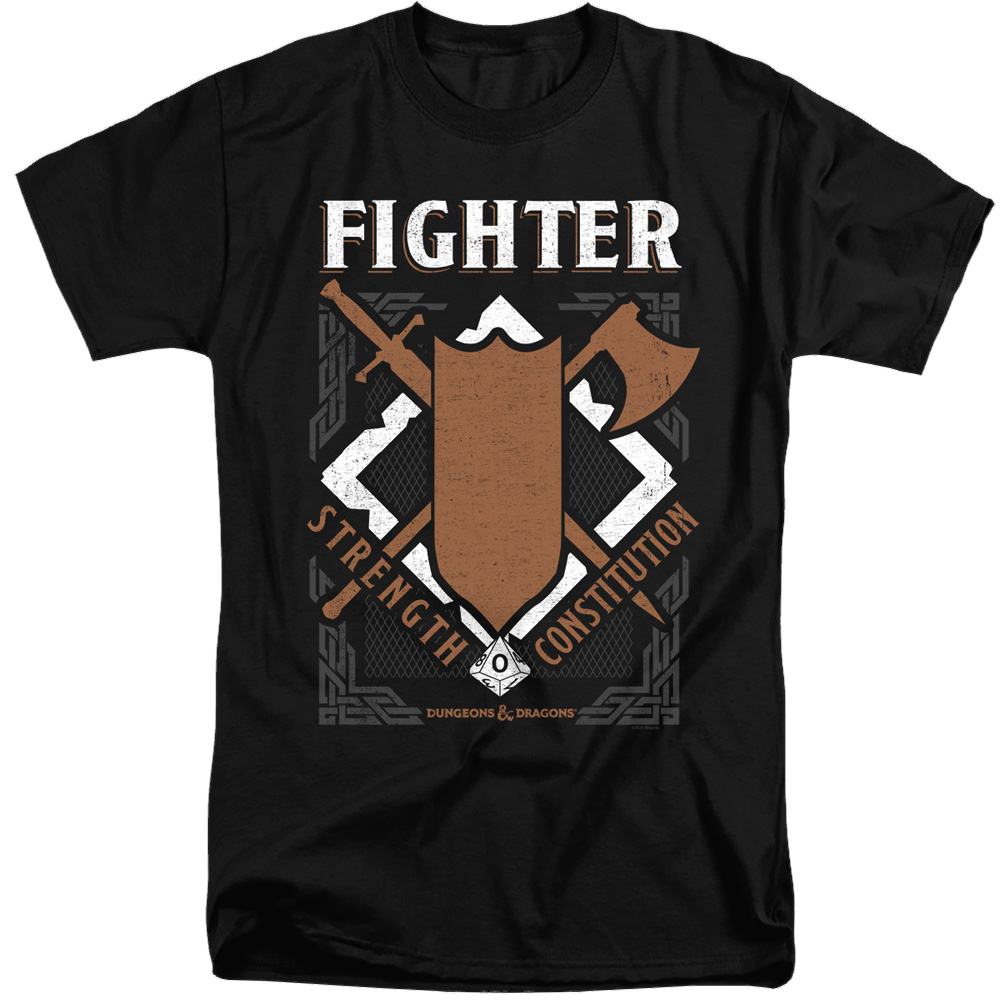 Dungeons & Dragons Fighter - Men's Tall Fit T-Shirt Men's Tall Fit T-Shirt Dungeons & Dragons   