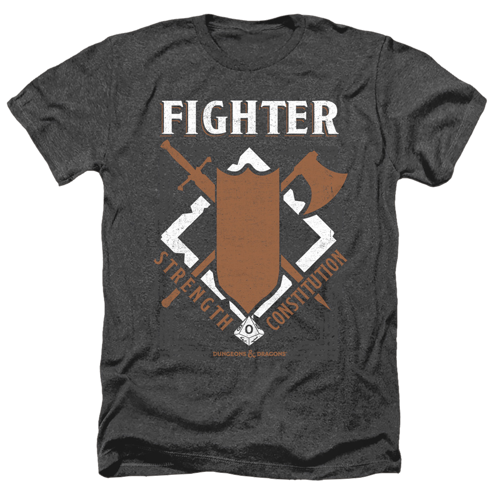 Dungeons & Dragons Fighter - Men's Heather T-Shirt Men's Heather T-Shirt Dungeons & Dragons   