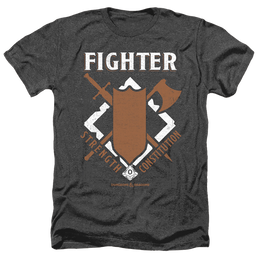 Dungeons & Dragons Fighter - Men's Heather T-Shirt Men's Heather T-Shirt Dungeons & Dragons   