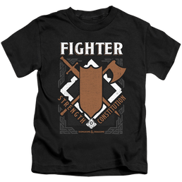 Dungeons & Dragons Fighter - Kid's T-Shirt Kid's T-Shirt (Ages 4-7) Dungeons & Dragons   