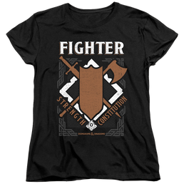 Dungeons & Dragons Fighter - Women's T-Shirt Women's T-Shirt Dungeons & Dragons   