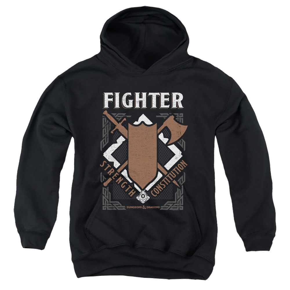 Dungeons & Dragons Fighter - Youth Hoodie Youth Hoodie (Ages 8-12) Dungeons & Dragons   