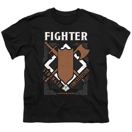Dungeons & Dragons Fighter - Youth T-Shirt Youth T-Shirt (Ages 8-12) Dungeons & Dragons   