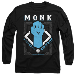 Dungeons & Dragons Monk - Men's Long Sleeve T-Shirt Men's Long Sleeve T-Shirt Dungeons & Dragons   