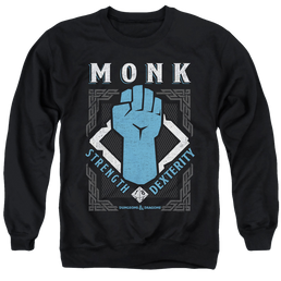 Dungeons & Dragons Monk - Men's Crewneck Sweatshirt Men's Crewneck Sweatshirt Dungeons & Dragons   