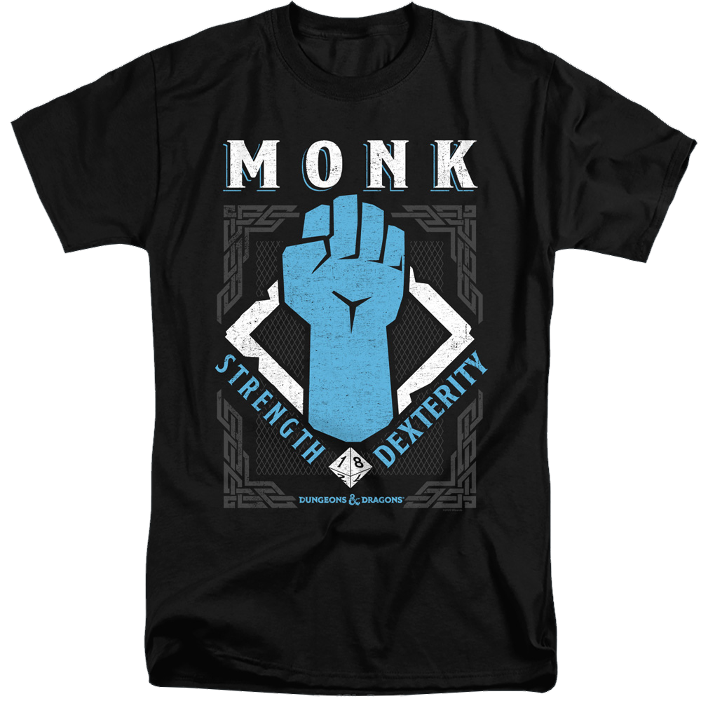 Dungeons & Dragons Monk - Men's Tall Fit T-Shirt Men's Tall Fit T-Shirt Dungeons & Dragons   