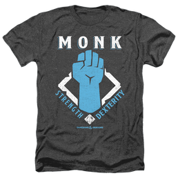 Dungeons & Dragons Monk - Men's Heather T-Shirt Men's Heather T-Shirt Dungeons & Dragons   