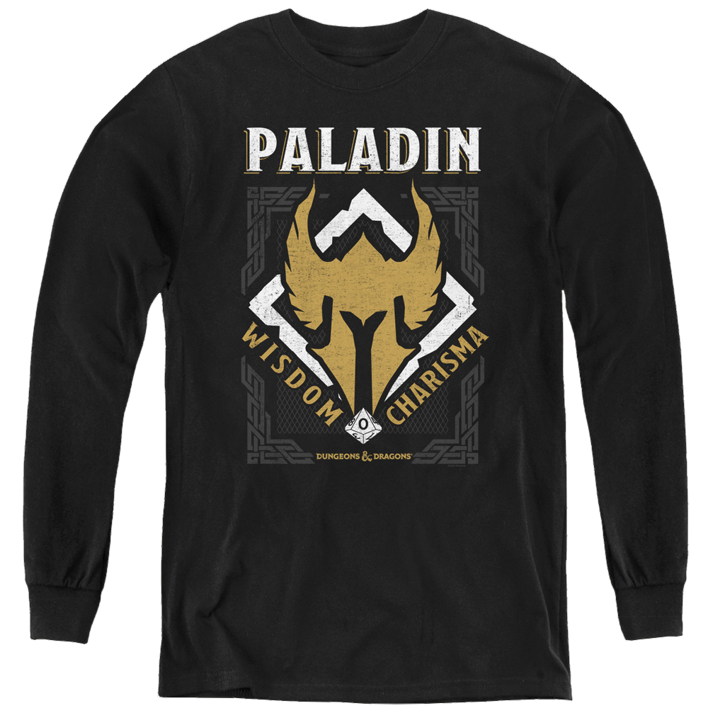 Dungeons & Dragons Paladin - Youth Long Sleeve T-Shirt Youth Long Sleeve T-Shirt Dungeons & Dragons   