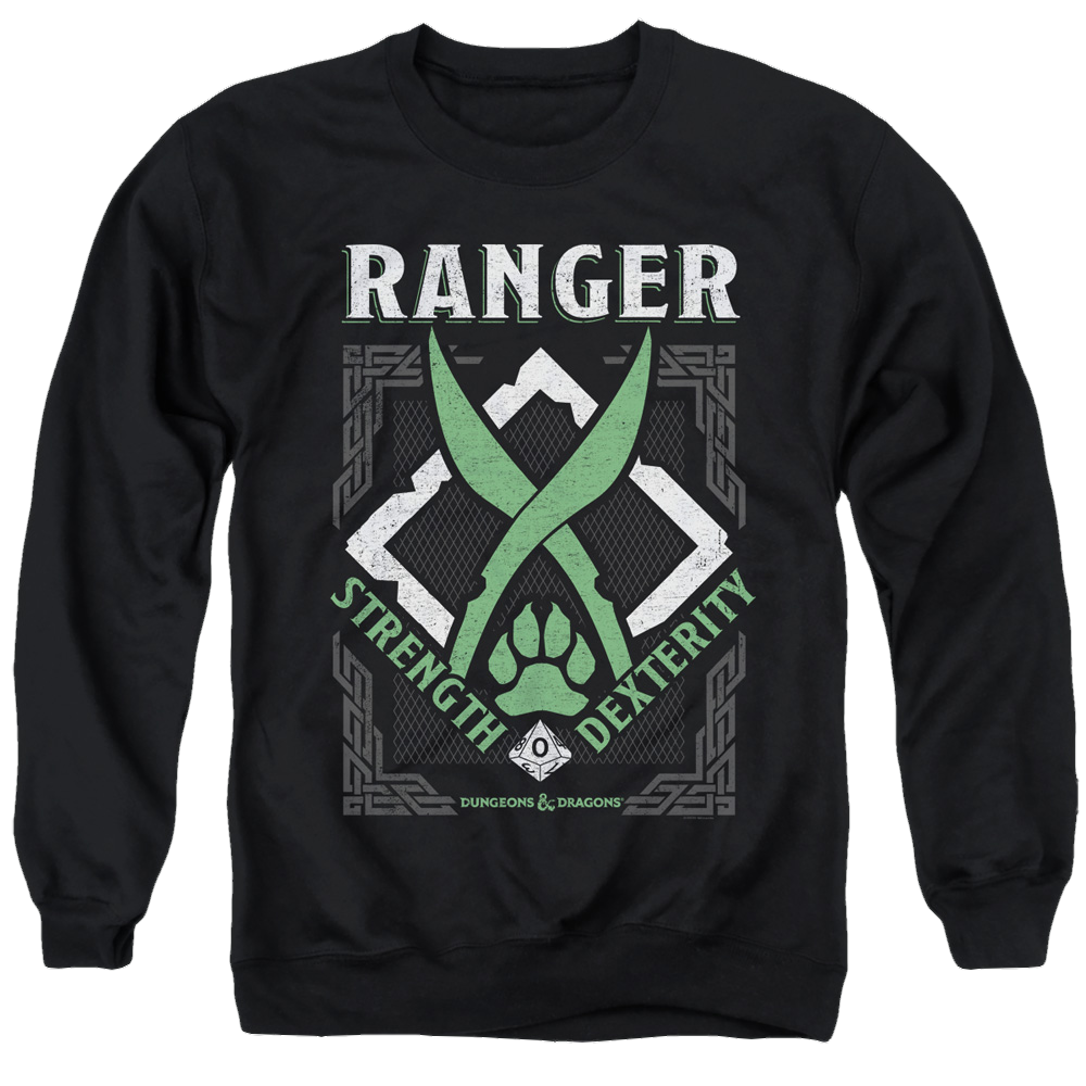 Dungeons & Dragons Ranger - Men's Crewneck Sweatshirt Men's Crewneck Sweatshirt Dungeons & Dragons   