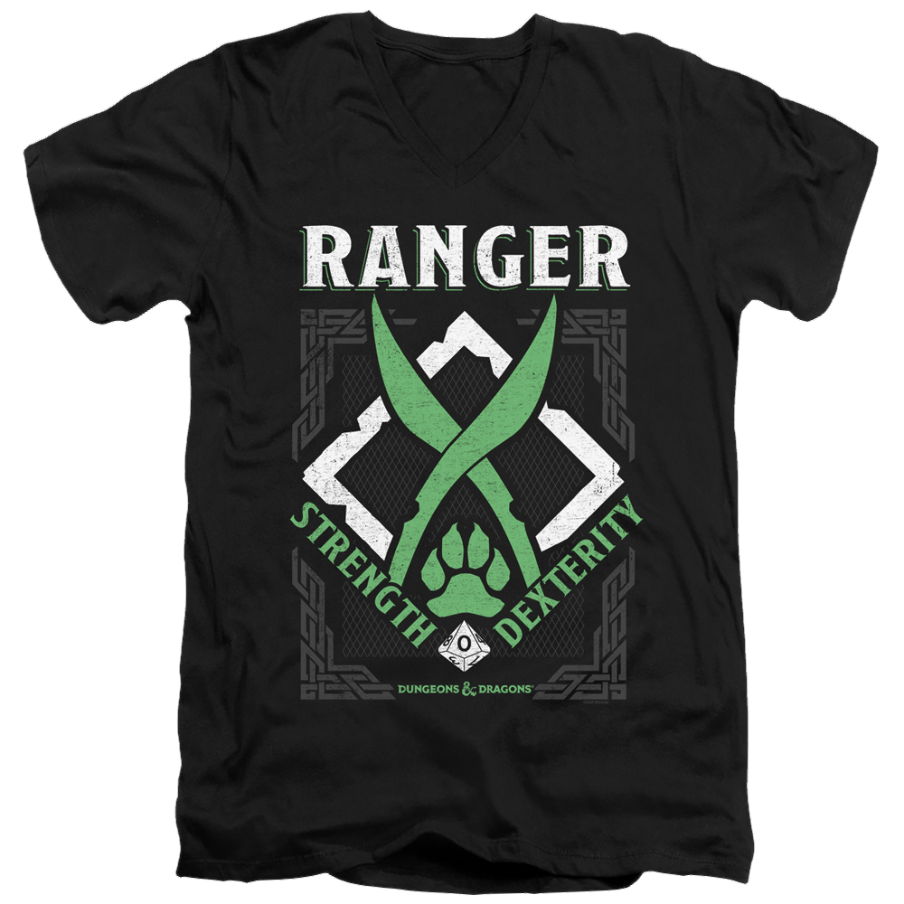 Dungeons & Dragons Ranger - Men's V-Neck T-Shirt Men's V-Neck T-Shirt Dungeons & Dragons   