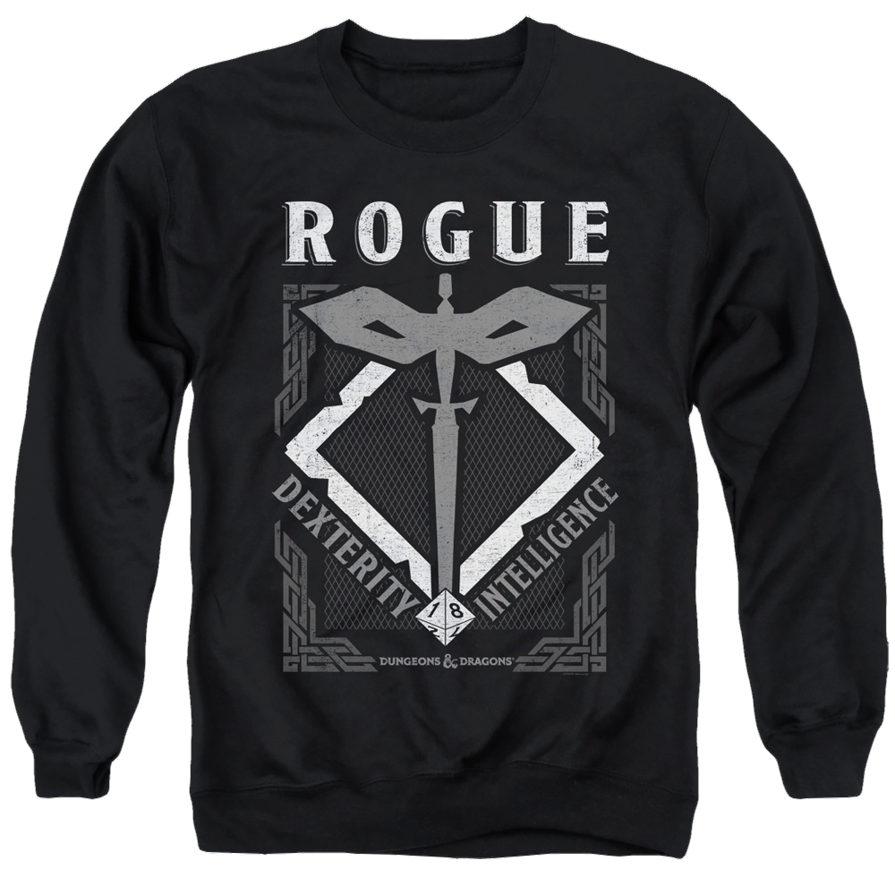 Dungeons & Dragons Rogue - Men's Crewneck Sweatshirt Men's Crewneck Sweatshirt Dungeons & Dragons   