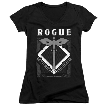 Dungeons & Dragons Rogue - Juniors V-Neck T-Shirt Juniors V-Neck T-Shirt Dungeons & Dragons   