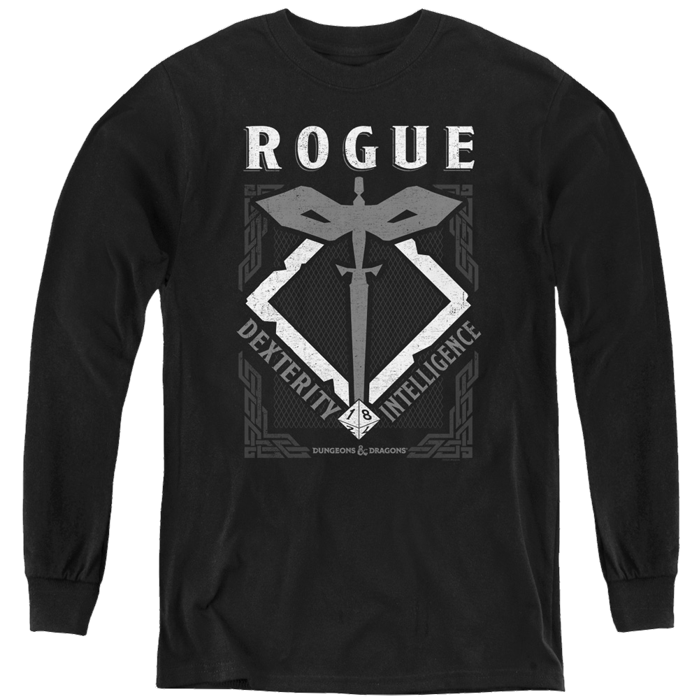 Dungeons & Dragons Rogue - Youth Long Sleeve T-Shirt Youth Long Sleeve T-Shirt Dungeons & Dragons   