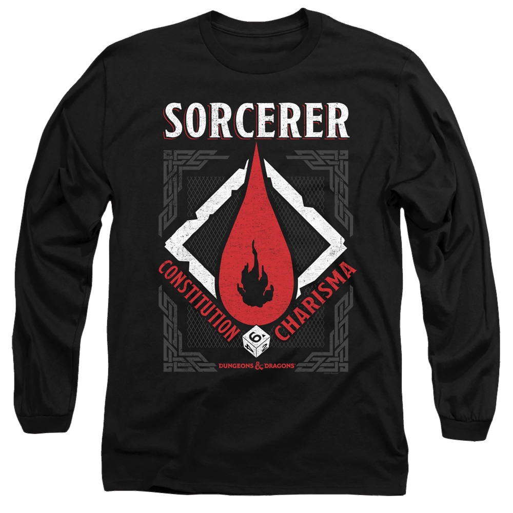 Dungeons & Dragons Sorcerer - Men's Long Sleeve T-Shirt Men's Long Sleeve T-Shirt Dungeons & Dragons   