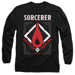 Dungeons & Dragons Sorcerer - Men's Long Sleeve T-Shirt Men's Long Sleeve T-Shirt Dungeons & Dragons   