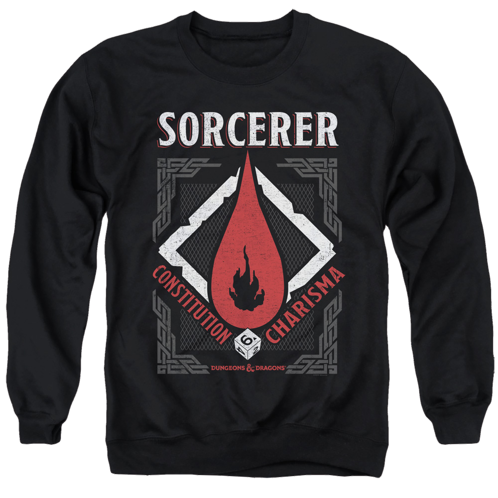 Dungeons & Dragons Sorcerer - Men's Crewneck Sweatshirt Men's Crewneck Sweatshirt Dungeons & Dragons   