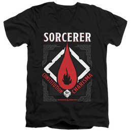 Dungeons & Dragons Sorcerer - Men's V-Neck T-Shirt Men's V-Neck T-Shirt Dungeons & Dragons   