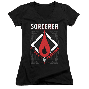 Dungeons & Dragons Sorcerer - Juniors V-Neck T-Shirt Juniors V-Neck T-Shirt Dungeons & Dragons   