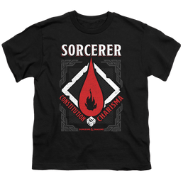 Dungeons & Dragons Sorcerer - Youth T-Shirt Youth T-Shirt (Ages 8-12) Dungeons & Dragons   