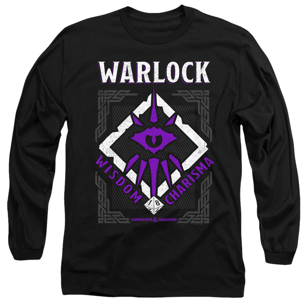 Dungeons & Dragons Warlock - Men's Long Sleeve T-Shirt Men's Long Sleeve T-Shirt Dungeons & Dragons   
