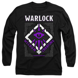 Dungeons & Dragons Warlock - Men's Long Sleeve T-Shirt Men's Long Sleeve T-Shirt Dungeons & Dragons   