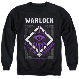Dungeons & Dragons Warlock - Men's Crewneck Sweatshirt Men's Crewneck Sweatshirt Dungeons & Dragons   