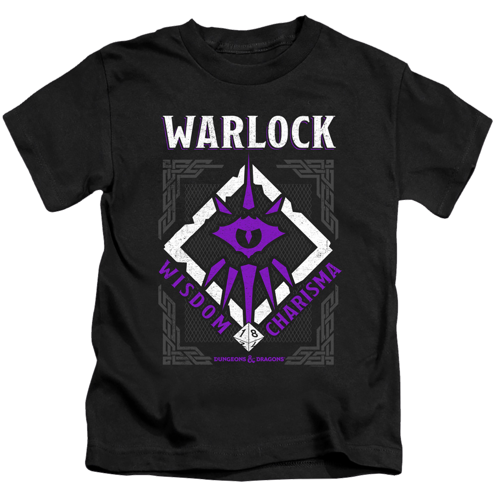 Dungeons & Dragons Warlock - Kid's T-Shirt Kid's T-Shirt (Ages 4-7) Dungeons & Dragons   