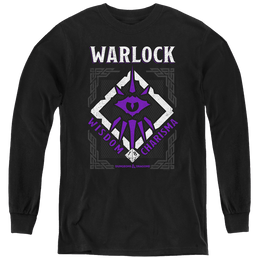 Dungeons & Dragons Warlock - Youth Long Sleeve T-Shirt Youth Long Sleeve T-Shirt Dungeons & Dragons   