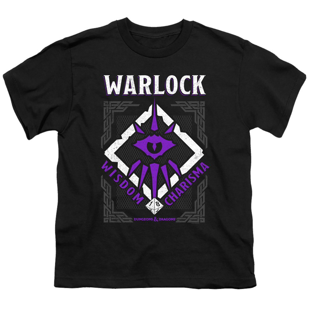 Dungeons & Dragons Warlock - Youth T-Shirt Youth T-Shirt (Ages 8-12) Dungeons & Dragons   