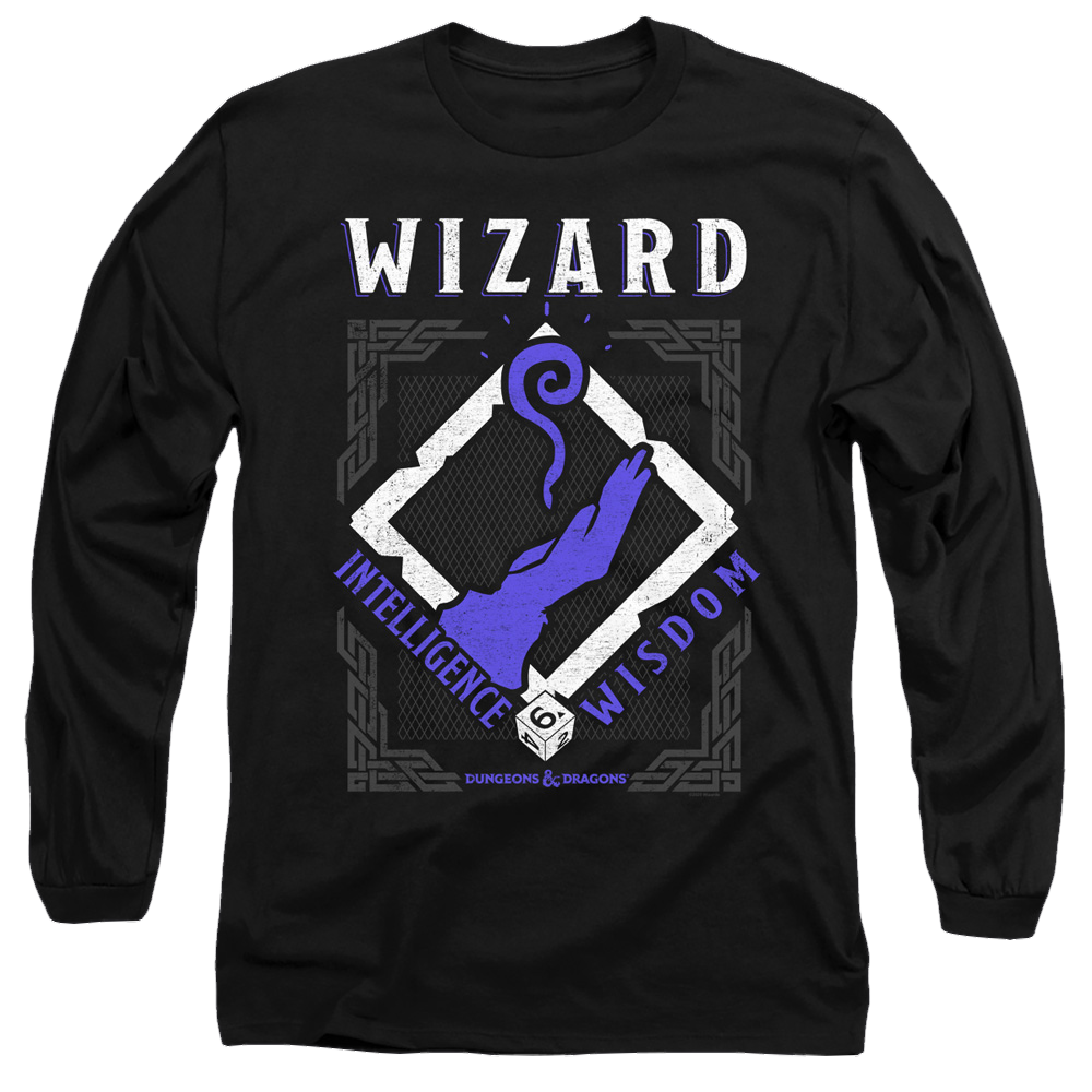 Dungeons & Dragons Wizard - Men's Long Sleeve T-Shirt Men's Long Sleeve T-Shirt Dungeons & Dragons   