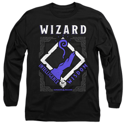 Dungeons & Dragons Wizard - Men's Long Sleeve T-Shirt Men's Long Sleeve T-Shirt Dungeons & Dragons   