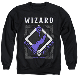 Dungeons & Dragons Wizard - Men's Crewneck Sweatshirt Men's Crewneck Sweatshirt Dungeons & Dragons   