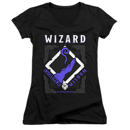 Dungeons & Dragons Wizard - Juniors V-Neck T-Shirt Juniors V-Neck T-Shirt Dungeons & Dragons   