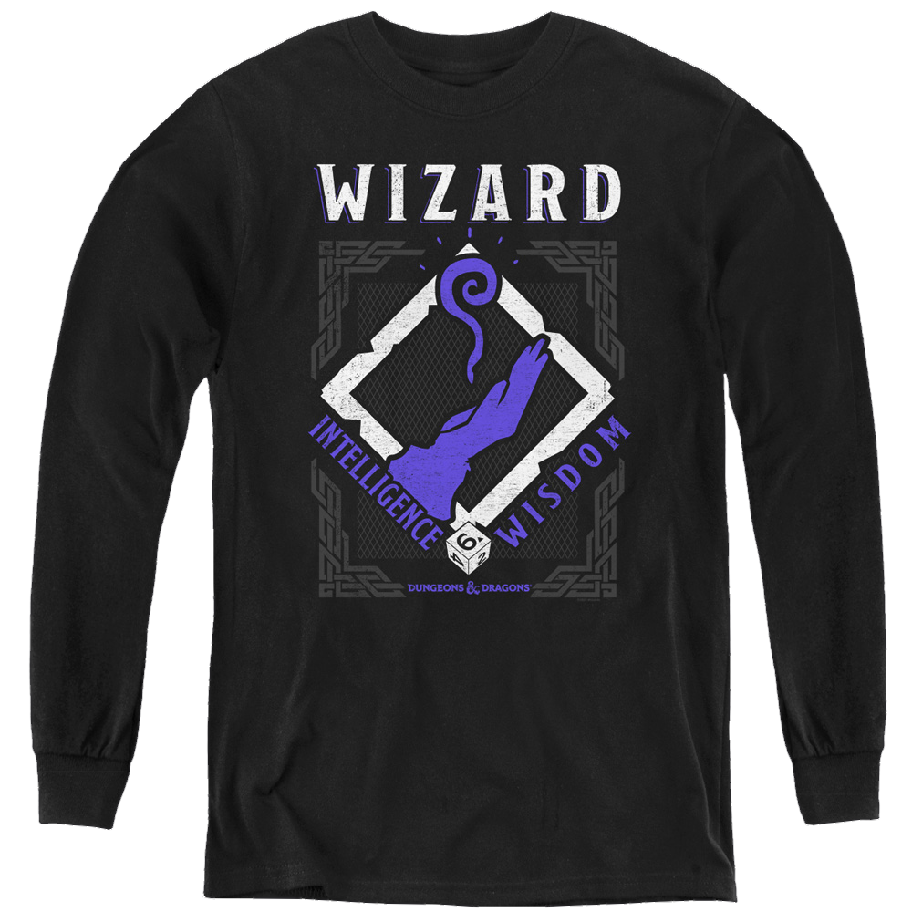 Dungeons & Dragons Wizard - Youth Long Sleeve T-Shirt Youth Long Sleeve T-Shirt Dungeons & Dragons   