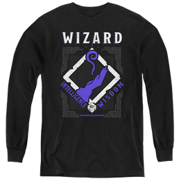 Dungeons & Dragons Wizard - Youth Long Sleeve T-Shirt Youth Long Sleeve T-Shirt Dungeons & Dragons   