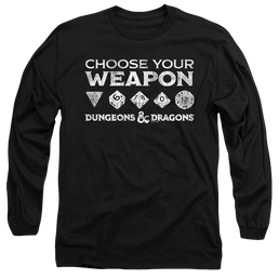 Dungeons & Dragons Choose Your Weapon - Men's Long Sleeve T-Shirt Men's Long Sleeve T-Shirt Dungeons & Dragons   