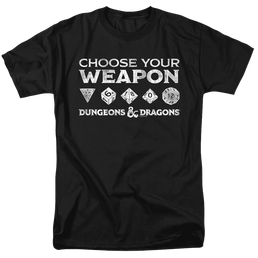 Dungeons & Dragons Choose Your Weapon - Men's Regular Fit T-Shirt Men's Regular Fit T-Shirt Dungeons & Dragons   