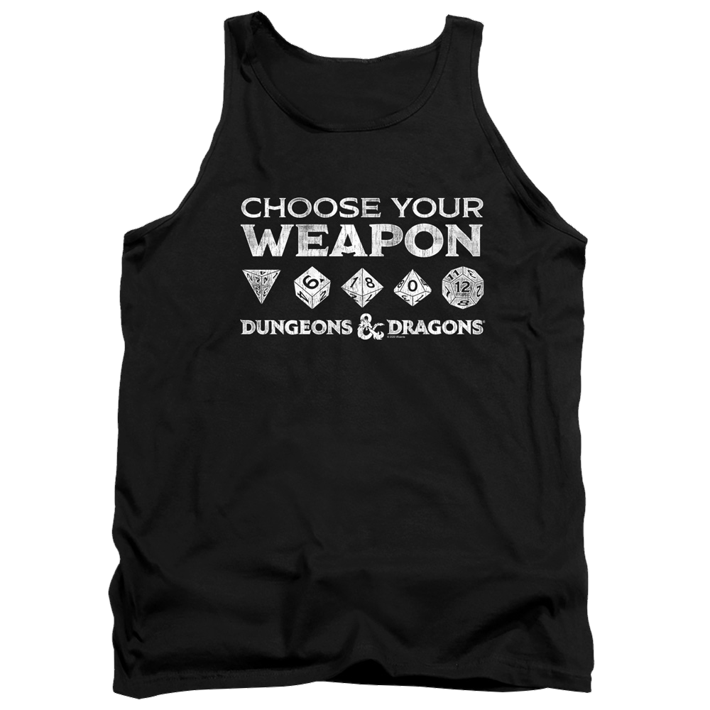 Dungeons & Dragons Choose Your Weapon - Men's Tank Top Men's Tank Dungeons & Dragons   