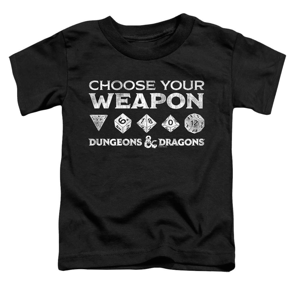 Dungeons & Dragons Choose Your Weapon - Toddler T-Shirt Toddler T-Shirt Dungeons & Dragons   