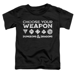 Dungeons & Dragons Choose Your Weapon - Toddler T-Shirt Toddler T-Shirt Dungeons & Dragons   
