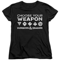 Dungeons & Dragons Choose Your Weapon - Women's T-Shirt Women's T-Shirt Dungeons & Dragons   