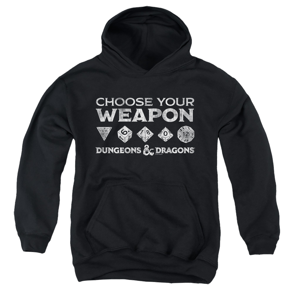 Dungeons & Dragons Choose Your Weapon - Youth Hoodie Youth Hoodie (Ages 8-12) Dungeons & Dragons   