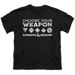 Dungeons & Dragons Choose Your Weapon - Youth T-Shirt Youth T-Shirt (Ages 8-12) Dungeons & Dragons   