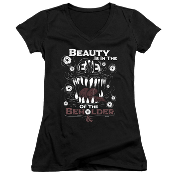 Dungeons & Dragons Eye Of The Beholder - Juniors V-Neck T-Shirt Juniors V-Neck T-Shirt Dungeons & Dragons   