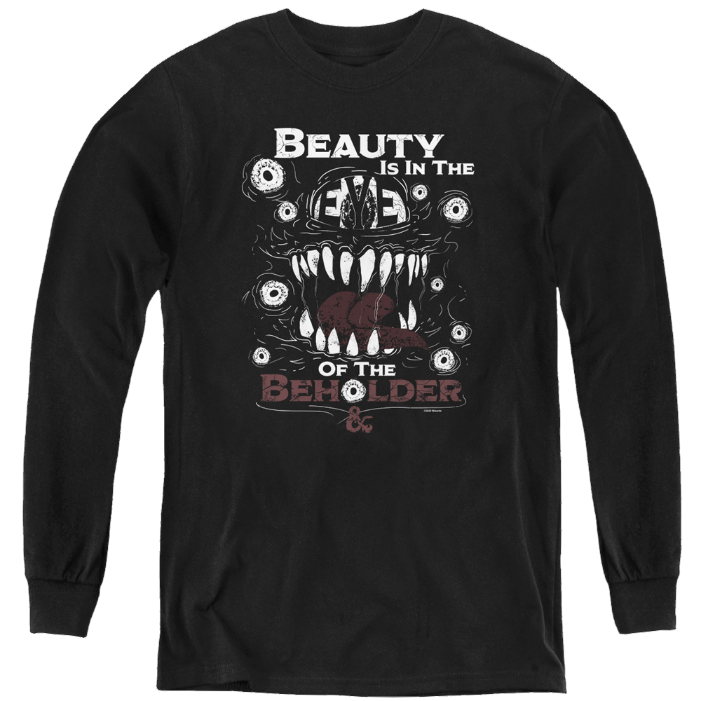 Dungeons & Dragons Eye Of The Beholder - Youth Long Sleeve T-Shirt Youth Long Sleeve T-Shirt Dungeons & Dragons   